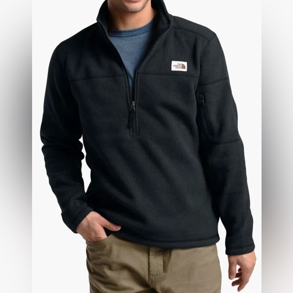 The North Face Other - The‎ North Face | Gordon Lyons Quarter-Zip Fleece Pullover | Black Men's Medium